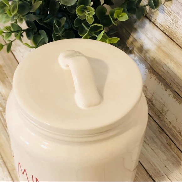 Rae Dunn Christmas Peppermint Ceramic Canister - Picture 4 of 9